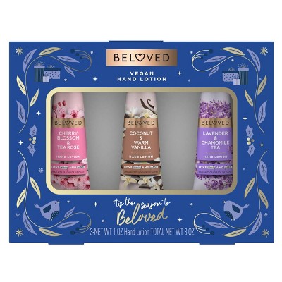 Beloved Hand Lotion Variety Gift Set 3ct - New